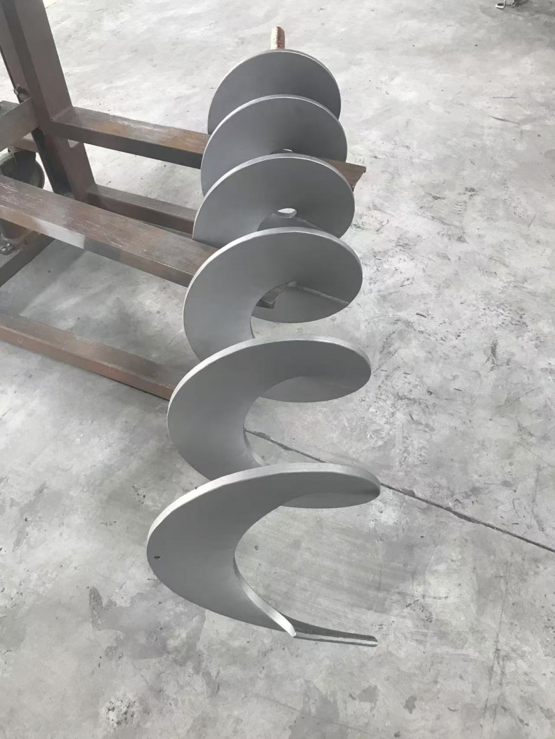 山西螺旋軸噴涂四氟